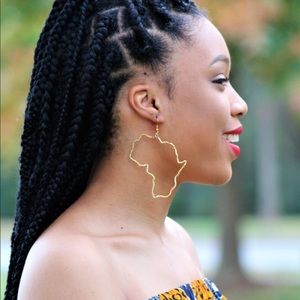 Handcrafted (by me) Africa Earrings